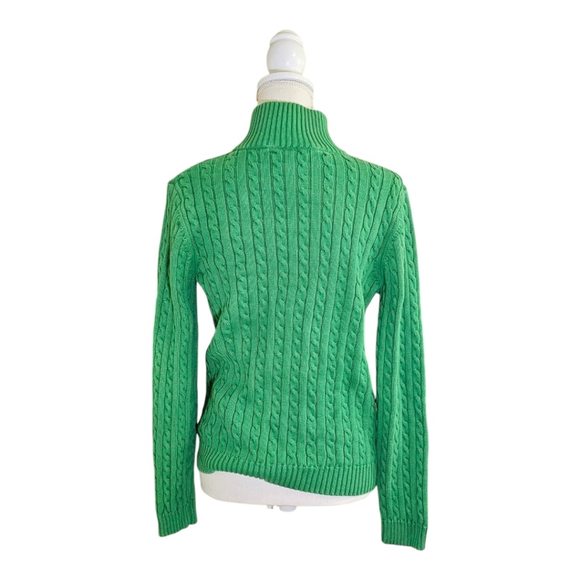 LAURAN BY RALPH LAUREN Y2K ZIPPER SWEATER. WOMWNS SZ LG. GENTLY USED. - Picture 3 of 7